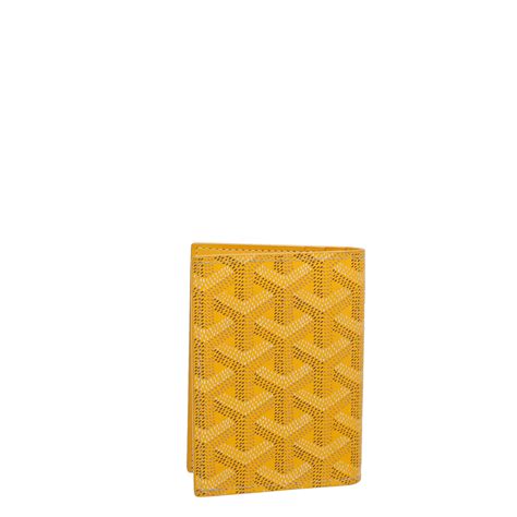 Goyard Yellow Goyardine Saint Marc Card Wallet – THE CLOSET